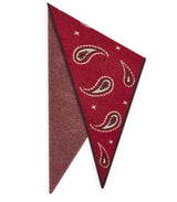 Panuelo triangular punto estampado paisley red codello 2