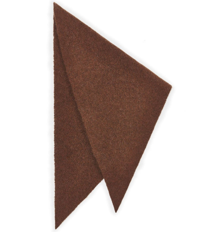 Pañuelo triangular punto liso brown codello 2
