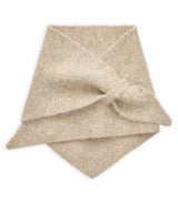 Pañuelo triangular punto liso beige codello 1