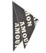 Panuelo triangular mon amour black codello 2