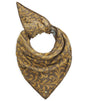 Panuelo triangular estampado floral green codello 1