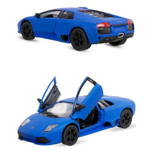Coche matte lamborghini murcielago azul kinsmart 2