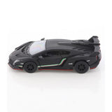 Coche matte lamborghini veneno negro kinsmart 2