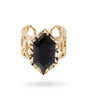 Anillo ajustable gleam piedra negro anartxy 1