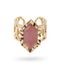 Anillo ajustable gleam piedra rosa anartxy 1