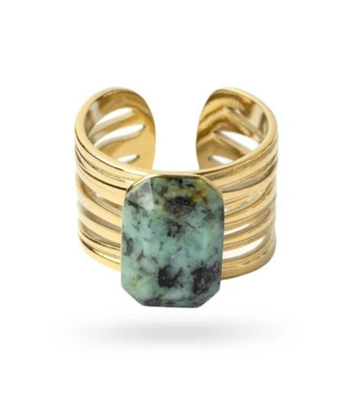 Anillo ajustable spirit mineral verde anartxy 1