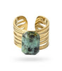 Anillo ajustable spirit mineral verde anartxy 1