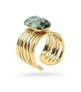 Anillo ajustable spirit mineral verde anartxy 2