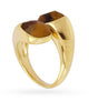 Anillo doble piedra natural marron anartxy 1