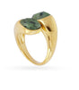 Anillo doble piedra natural verde anartxy 1