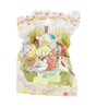 Tarjeta 3D, POSTAL SWING JARDIN DE PAJAROS 1