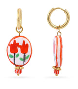 Aros trencadis tulipanes dorado anartxy 1