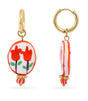 Aros trencadis tulipanes dorado anartxy 1