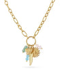 Collar astros cadena sol verde anartxy 1