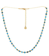 Collar extensible piedras facetadas turquesa anartxy 1