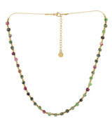 Collar extensible piedras facetadas verde anartxy 1