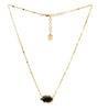 Collar gleam piedra negro anartxy 1