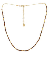 Collar spirit tubos dorados cafe anartxy 1