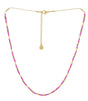Collar spirit tubos dorados rosa anartxy 1