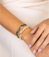 Pulsera ajustable miyuki zigzag rosa anartxy 2