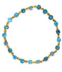 Pulsera elastica piedras facetadas turquesa anartxy 1