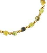 Pulsera elastica piedras facetadas verde claro anartxy 2