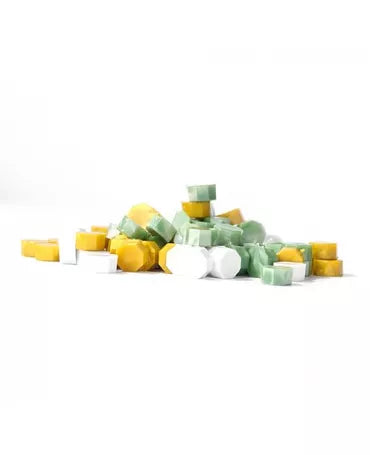 LACRE CERA Verde amarillo y blanco 1