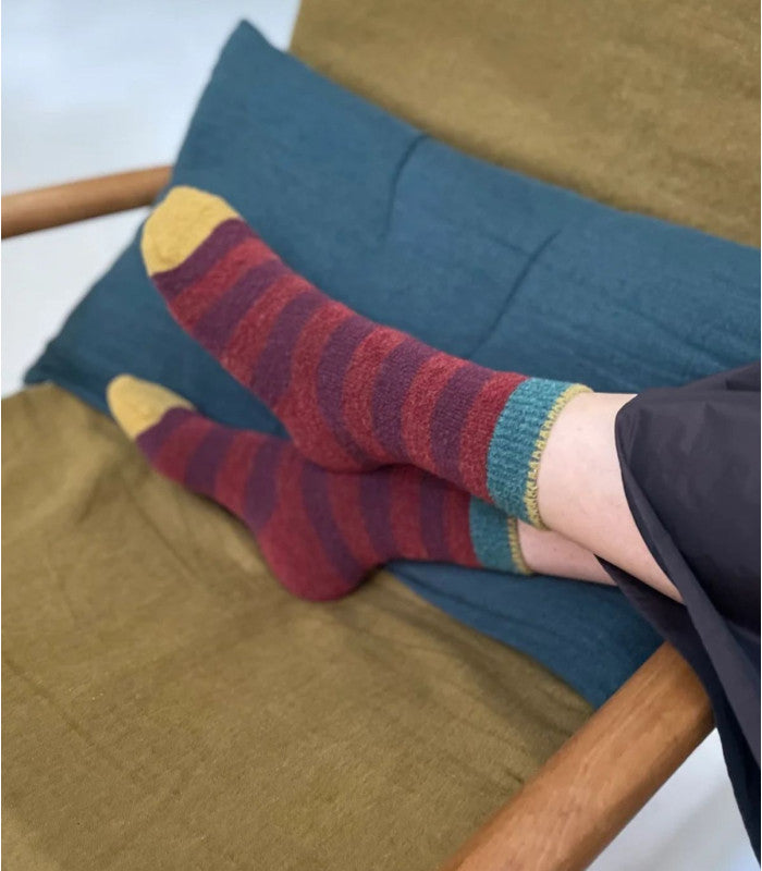 Calcetines mousse rust striped bonne maison 1