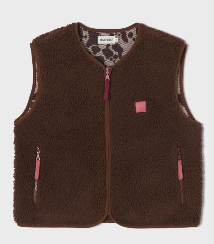 Chaleco sherpa billy belt brown 1