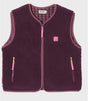 Chaleco sherpa billy belt plum 1