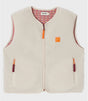 Chaleco sherpa billy belt beige 1