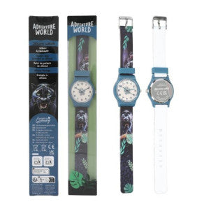 Reloj de pulsera de silicona dino world 2