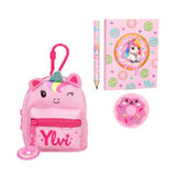 Mini mochila unicornio con set de escritura ylvi 2
