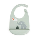 Babero silicona playground verde done by deer 1