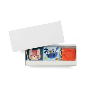Jardin set de 3 libros sensoriales lilliputiens 2