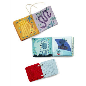 Jungla set de 3 libros sensoriales lilliputiens 1