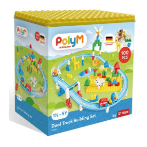 Set de construccion dual track poly-m 1