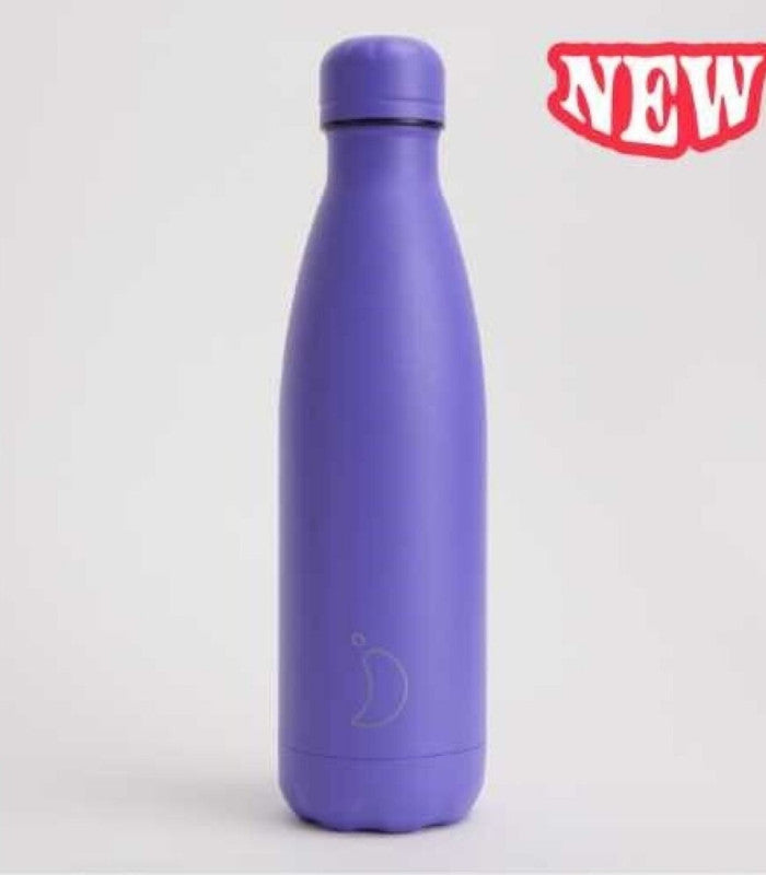 Botella inox violeta 500ml chilly's 1