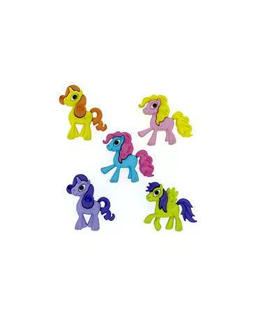 Botones PONY PARADE 5pc 1