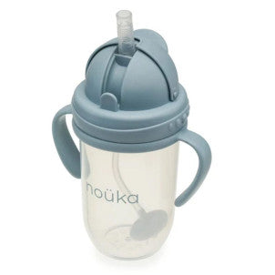 Taza antiderrame non-spill con pajita flexible 260ml wave noüka 1
