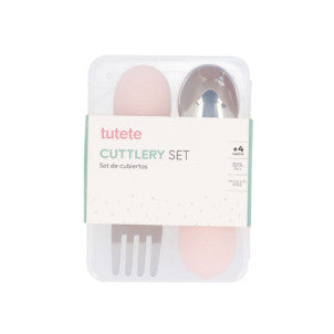 Cubiertos de aprendizaje nude rose tutete 2