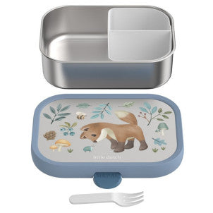 Caja almuerzo campus acero forest friends little dutch 1