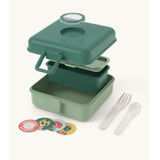 Caja merienda snacky green forest monbento 2