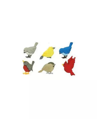 Botones FEATHERED FRIENDS 5pc 1