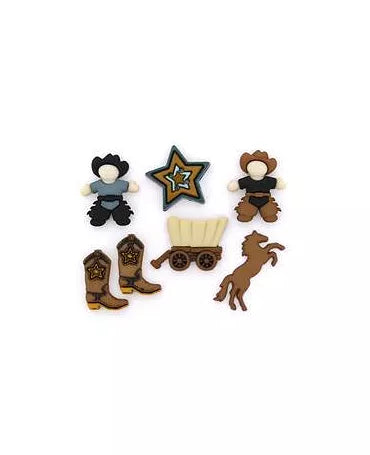 Botones HOWDY PARTNER 6pc 1