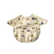 Babero rabbit pu dino beige mamimuac 1