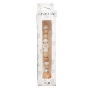 Chupetero silicona daisy marron chewies&more 1