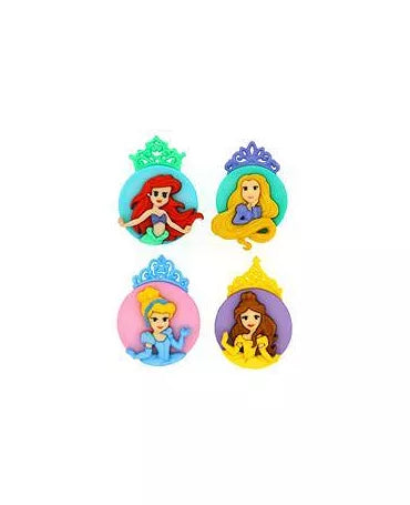Botones THE PRINCESSES 4pc 1