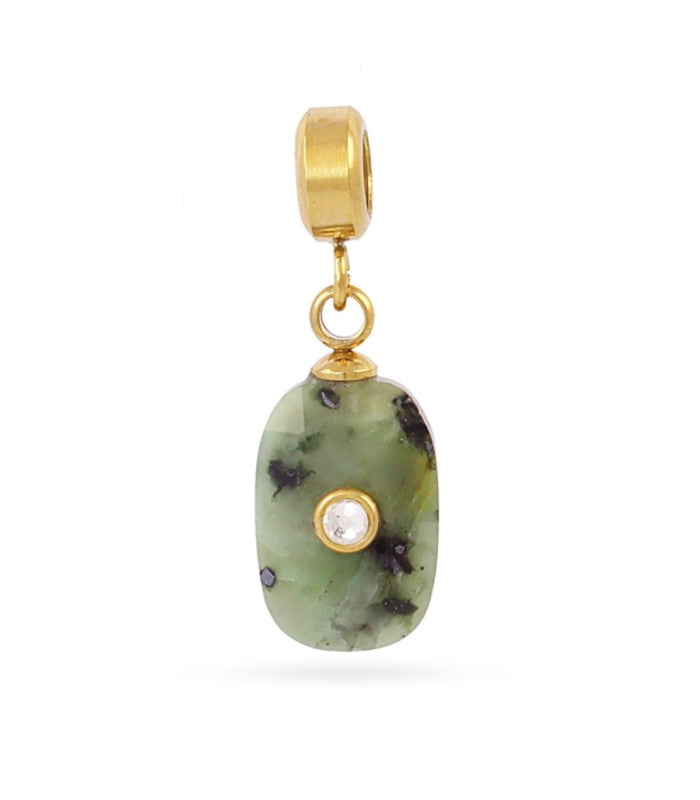 Charm piedra circonita verde anartxy 1