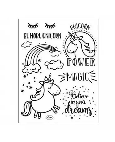 SELLO silicona VIVA DECOR Unicorn power 1